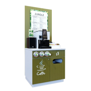 Coffee Station – with Painted and Milled MDF Fronts