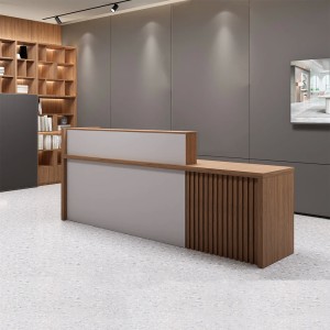 Reception Desk – Walnut